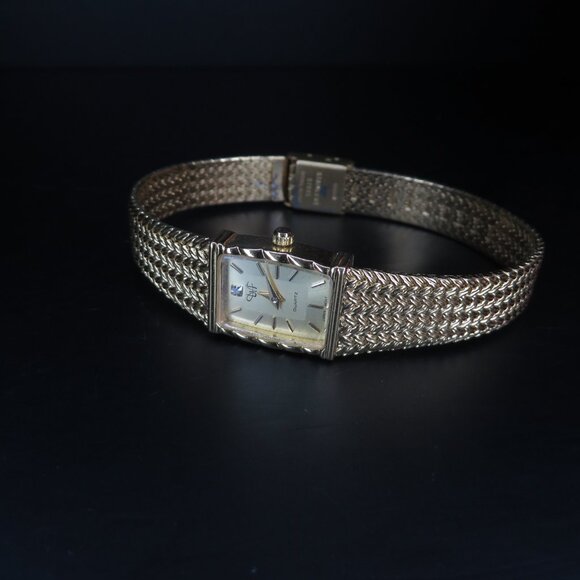 Gold Plated Mesh Stainless Steal Watch main image 5